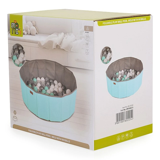 Foldable pool with 90 balls Melo-mint