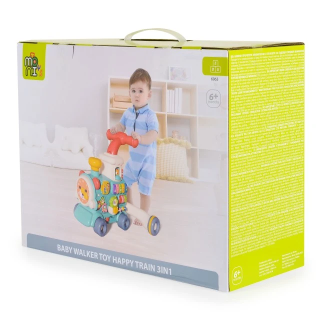 3in1 Toddler Toy Happy Train mint