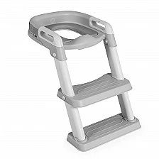 Children's toilet seat with ladder Lifty gray