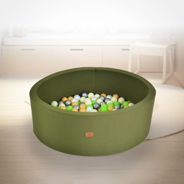 Pool with 200 balls - dark green BP02-5