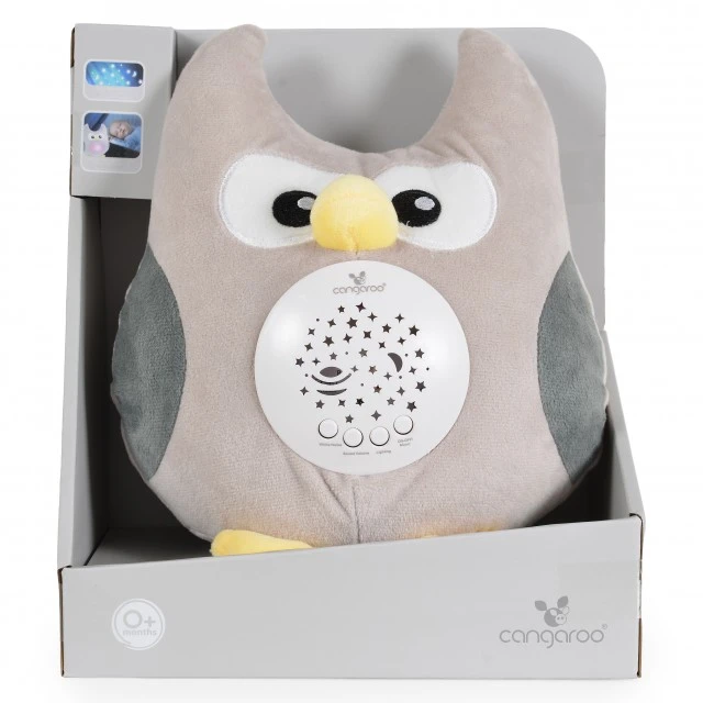Нощна лампа и прожектор с бял шум Owlie