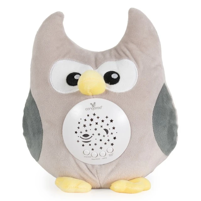 Нощна лампа и прожектор с бял шум Owlie