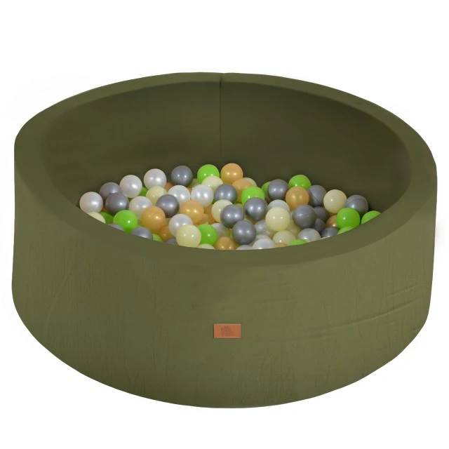 Pool with 200 balls - dark green BP02-5