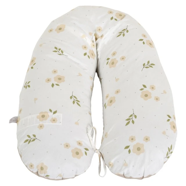 Hugsy pregnancy and nursing pillow beige