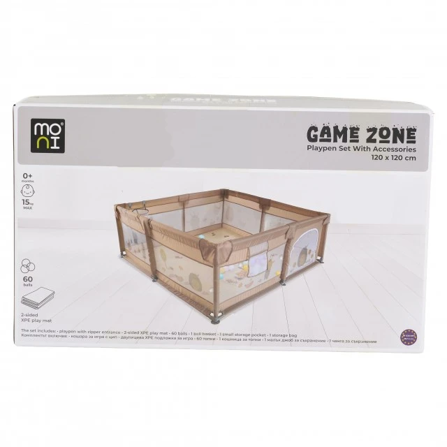 Кошара GameZone 120*120 с аксесоари бежов new