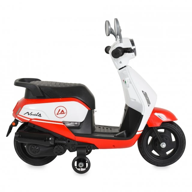 Honda NS125LA battery motorbike red