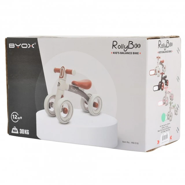 Mini balance bike RollyBoo pink