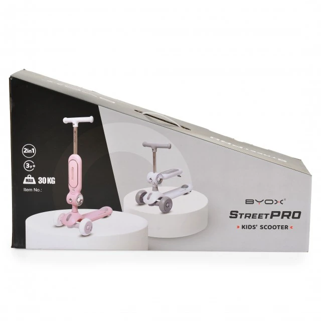 Тротинетка 2in1 StreetPro pink