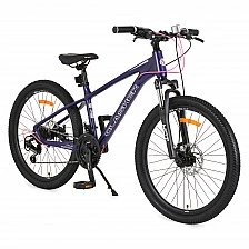 Велосипед със скорости alloy 24" Clasher Purple