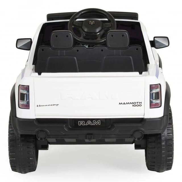 Battery-powered Jeep Ram Mammoth 1000 white