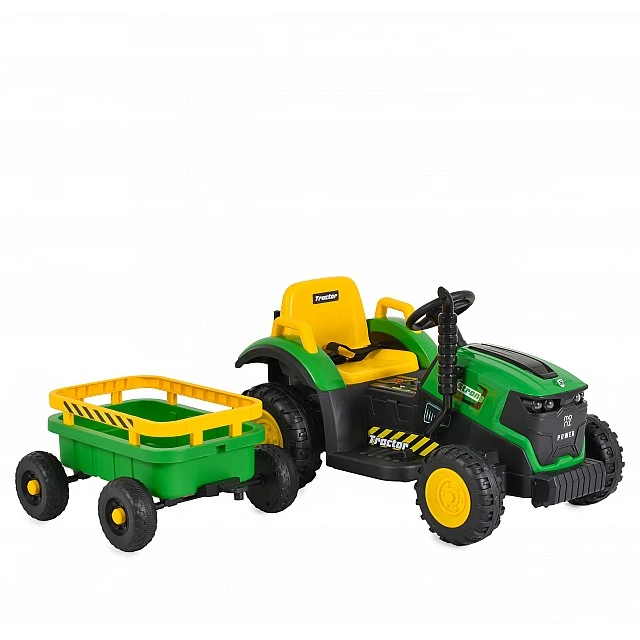 Battery-powered tractor Terron green