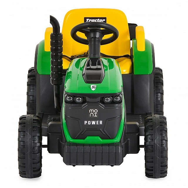 Battery-powered tractor Terron green
