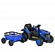 Battery-powered tractor Terron blue
