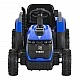 Battery-powered tractor Terron blue