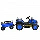 Battery-powered tractor Terron blue