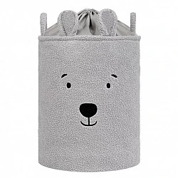 Toy storage basket 35x45 cm Nori gray