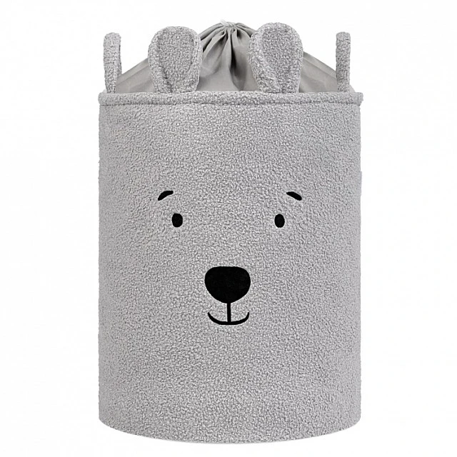 Toy storage basket 35x45 cm Nori gray