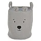 Toy storage basket 35x45 cm Nori gray