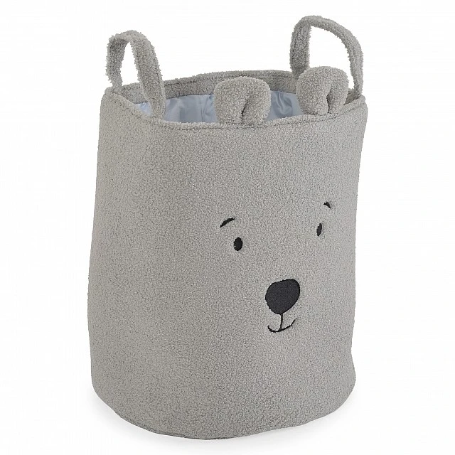 Toy storage basket 35x45 cm Nori gray