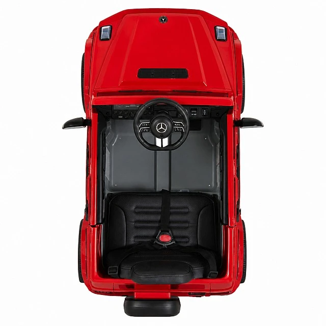Battery-powered SUV Mercedes Benz G580, red