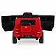 Battery-powered SUV Mercedes Benz G580, red