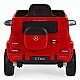 Battery-powered SUV Mercedes Benz G580, red