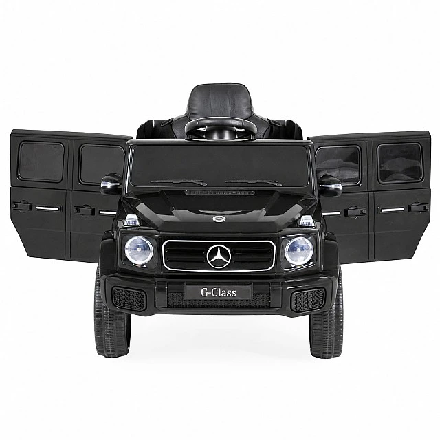Battery-powered SUV Mercedes Benz G580, black