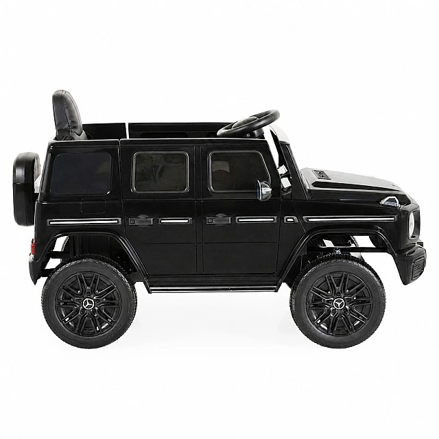 Battery-powered SUV Mercedes Benz G580, black