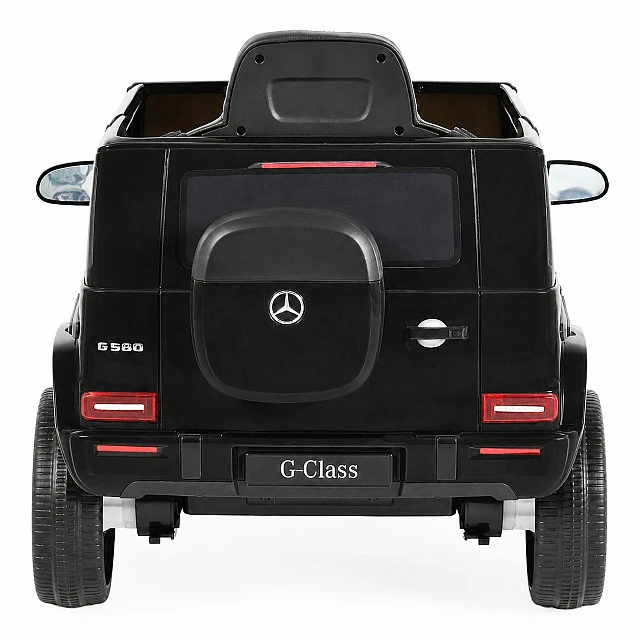 Battery-powered SUV Mercedes Benz G580, black