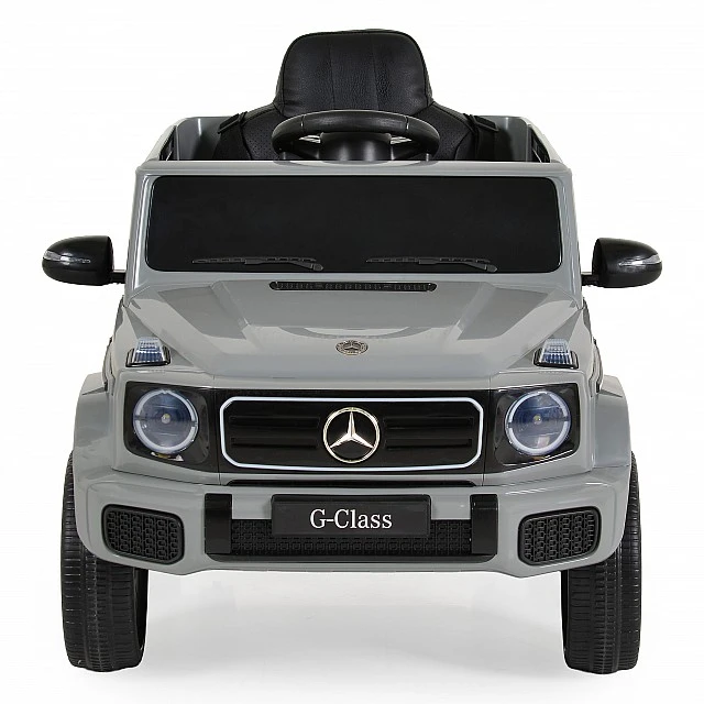 Battery-powered SUV Mercedes Benz G580, grey