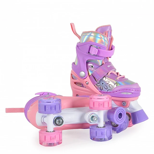 Roller skates Double 2in1 Flower L-(38-41)