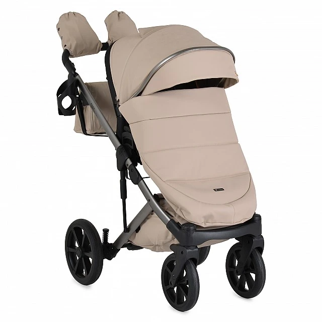 Eggo Limited Edition 3in1 Vanilla-Beige combined stroller