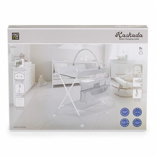 Multifunctional changing table Kaskada grey