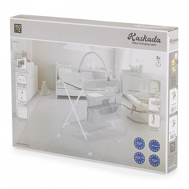 Multifunctional changing table Kaskada grey