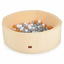 Soft pool with 200 balls Beige-New