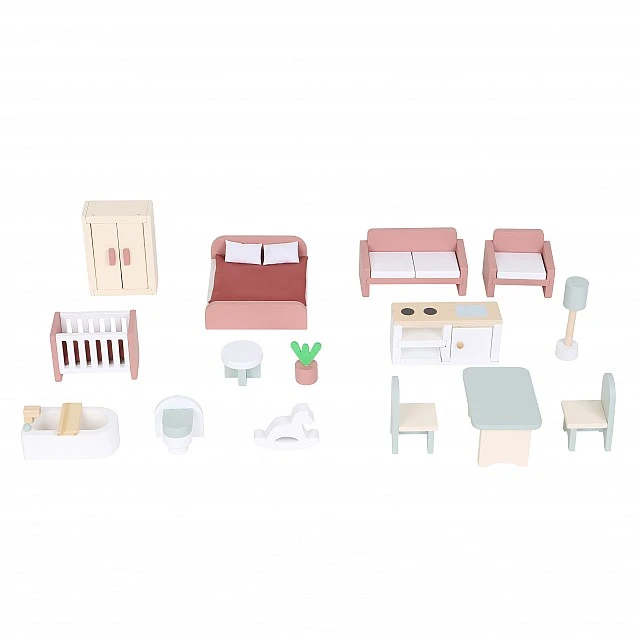 Wooden dollhouse The Castle 8306