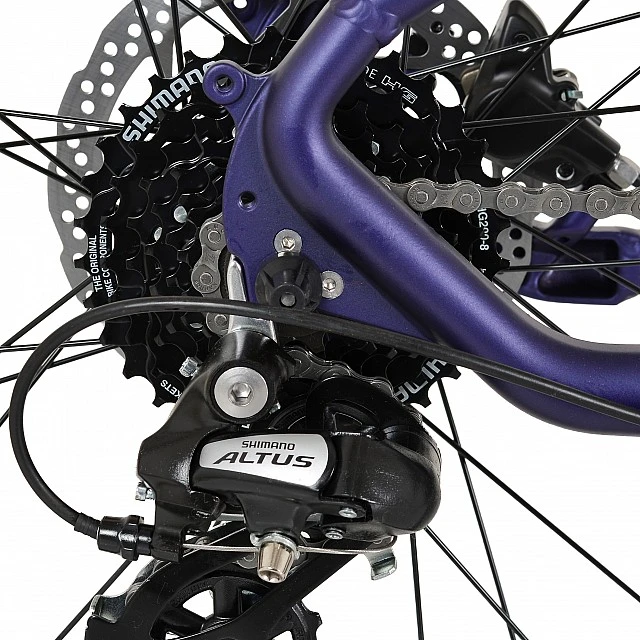 Велосипед със скорости alloy hdb 27.5 Taran 3*8 Purple