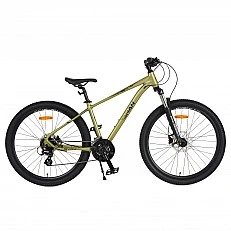 Alloy hdb 27.5" Taran 3*8 Green bike with gears