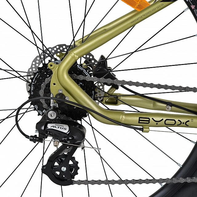 Велосипед със скорости alloy hdb 27.5 Taran 3*8 Green