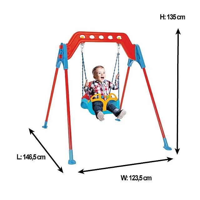 Swing on a stand 07968 red