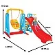 Wavy slide and swing set 06141 red