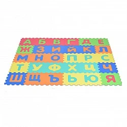 Soft puzzle-carpet Cyrillic (A-Z) 30 pcs - 1002BG/30B3