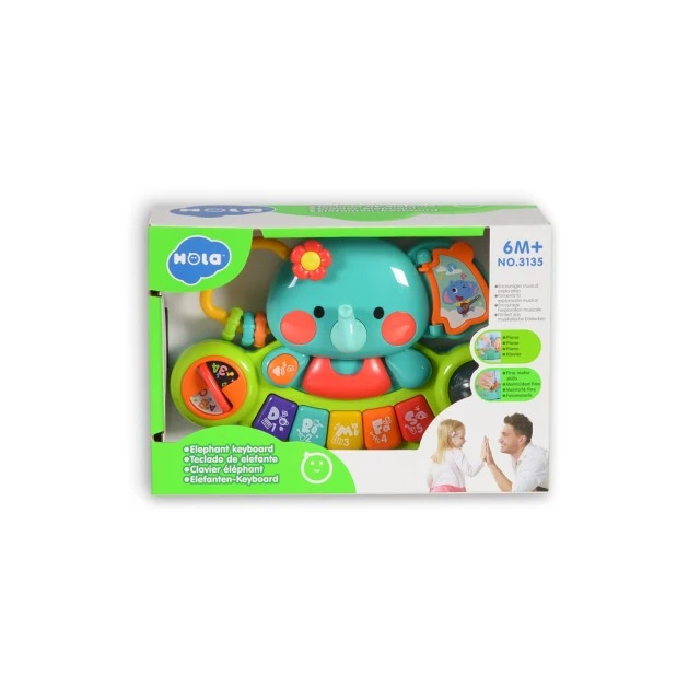 Бебешко музикално пиано Hola Elephant 3135