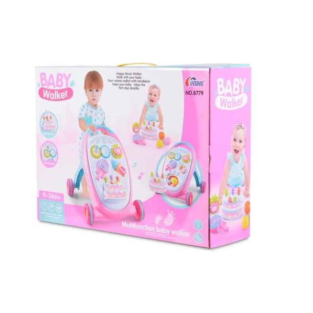 Walking toy Cake pink