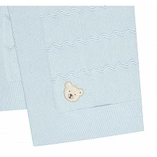 Steiff knitted blanket Size: 75 x 95 cm