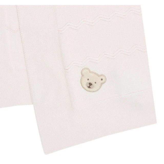 Steiff knitted blanket Size: 75 x 95 cm