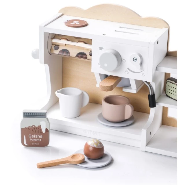 Wooden coffee machine and shop Age: 2+