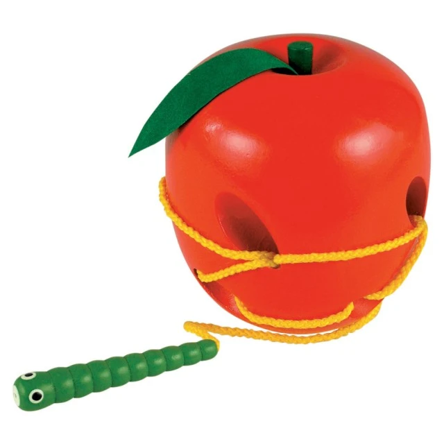 Wooden apple and sewing worm Age: 2+