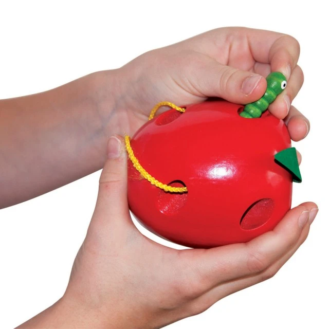 Wooden apple and sewing worm Age: 2+