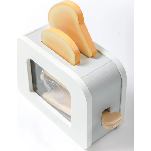 Wooden toaster with accessories Age: 2+